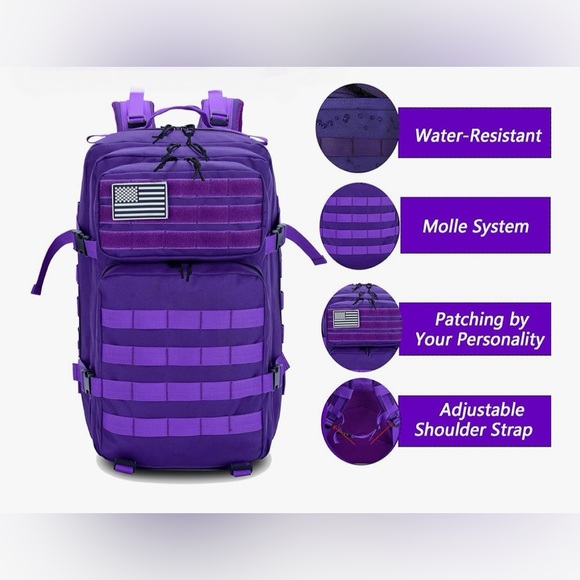 45L Military Tactical Backpack/Bug Out Bag - Picture 4 of 7